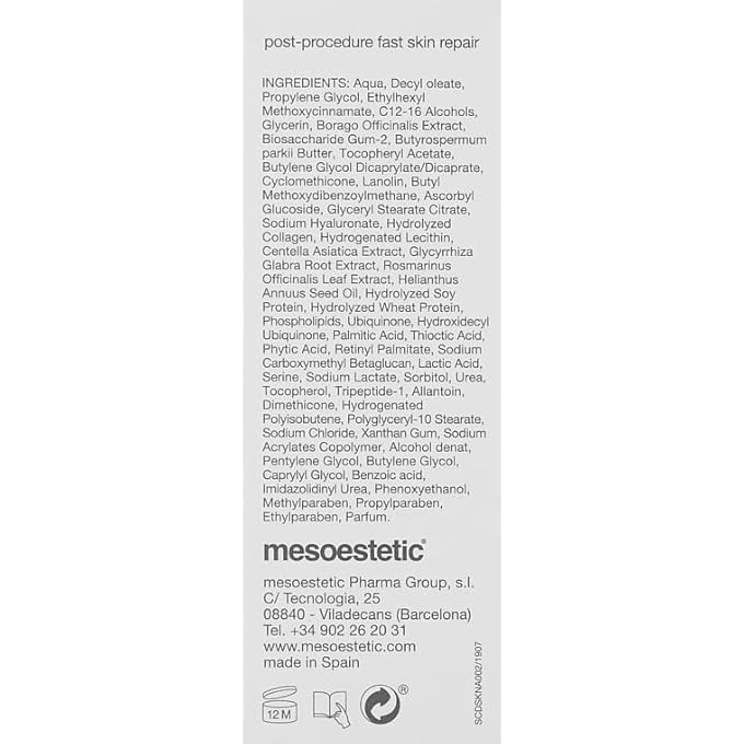 mesoestetic POST PROCEDURE FAST SKIN REPAIR 1.69 FL OZ. - Image 3